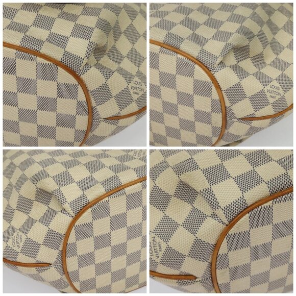 LOUIS VUITTON Damier Azur Riviera PM Tote Bag 2way N48250 LV Auth 134074 - Picture 15 of 16